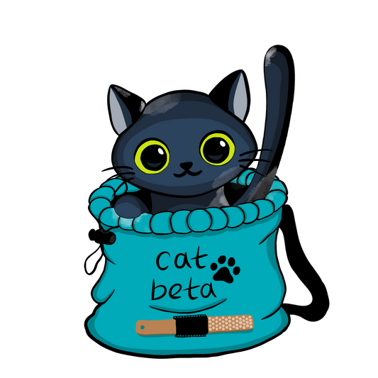 Cat Beta Sticker