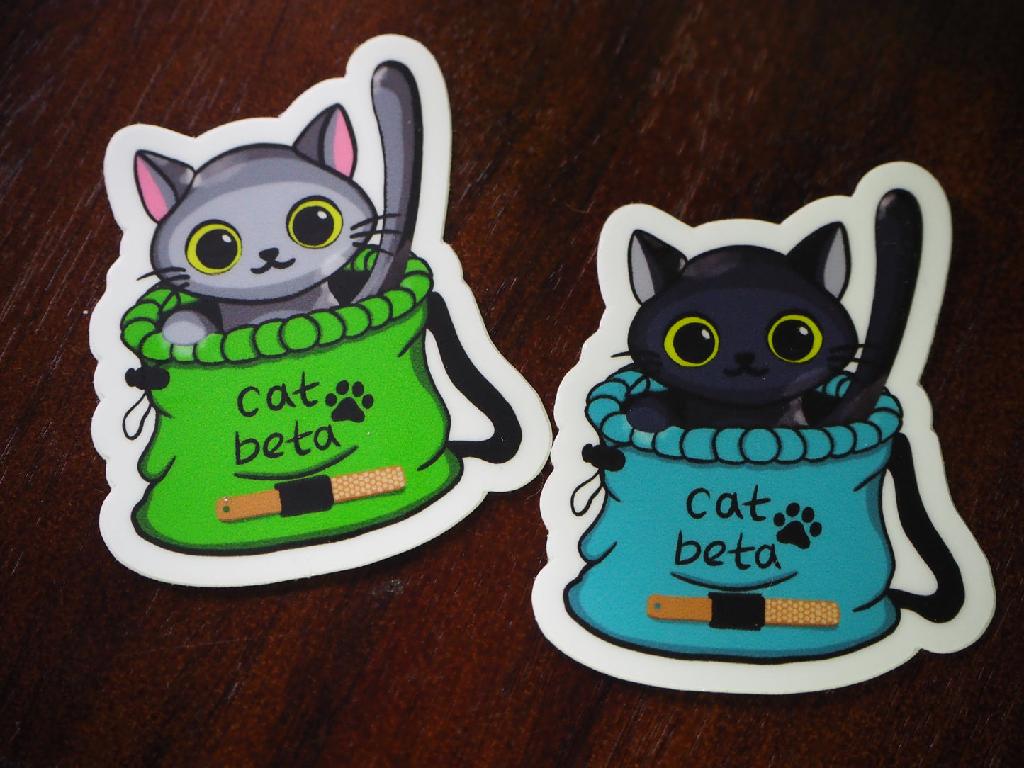 Cat Beta Sticker
