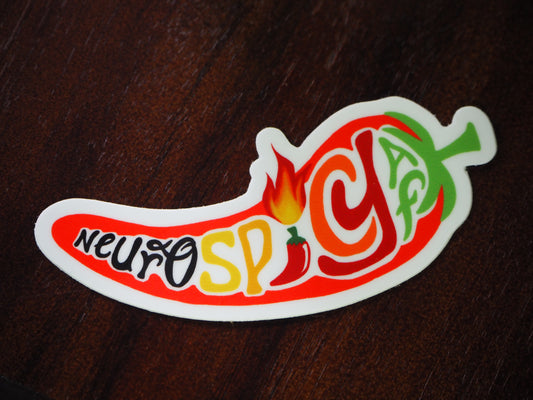 Neurospicy AF Sticker